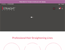 Tablet Screenshot of istraighthair.com